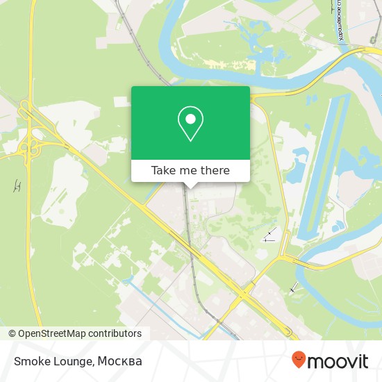 Карта Smoke Lounge, Осенний бульвар, 12 Москва 121614