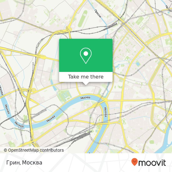 Карта Грин, Рочдельская улица Москва 123022