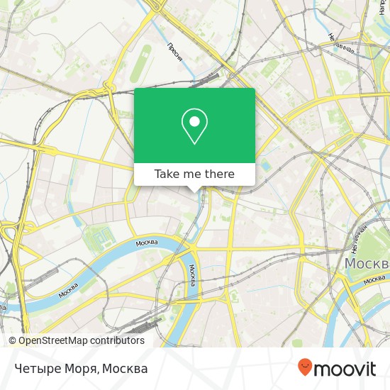 Карта Четыре Моря, Дружинниковская улица Москва 123242
