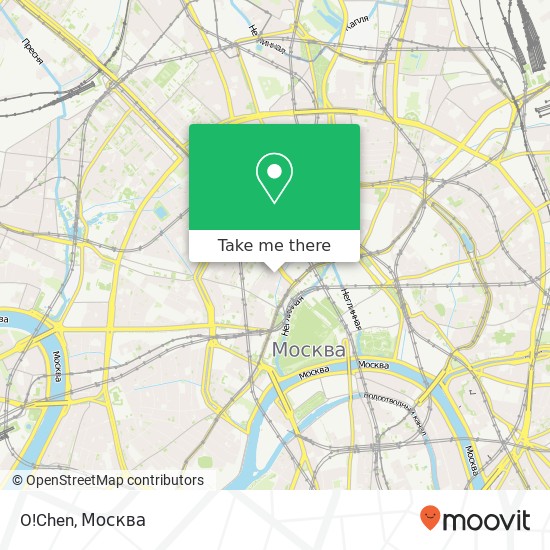 Карта O!Chen, Никитский переулок Москва 125009