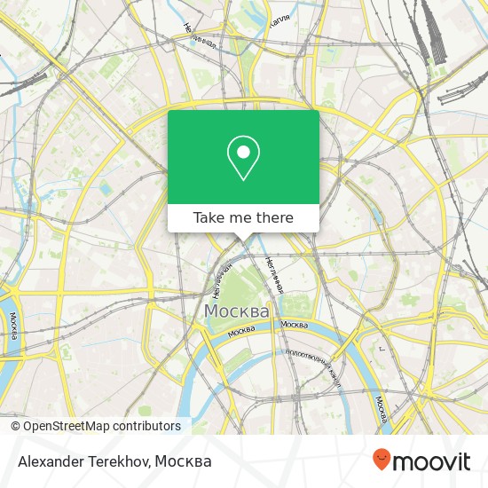 Карта Alexander Terekhov, Воскресенская площадь Москва 109012