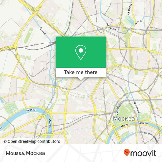 Карта Moussa, Большой Патриарший переулок, 8 Москва 123001