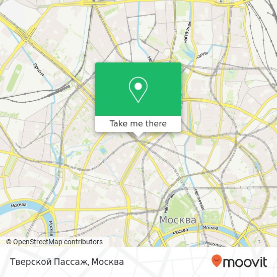 Карта Тверской Пассаж