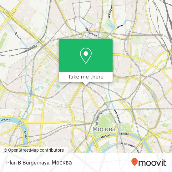 Карта Plan B Burgernaya, Москва 125009
