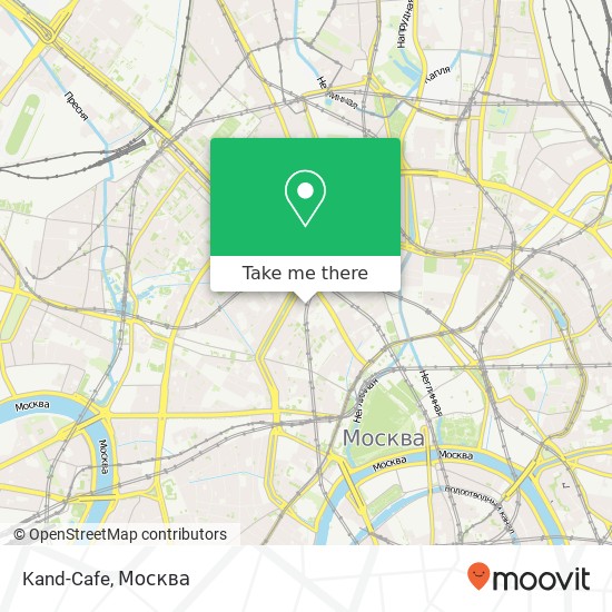 Карта Kand-Cafe, Москва 125009