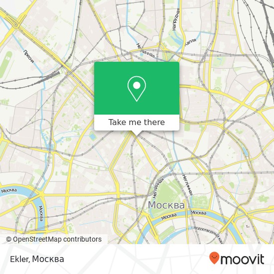 Карта Ekler, Тверская улица, 12 str 2 Москва 125009