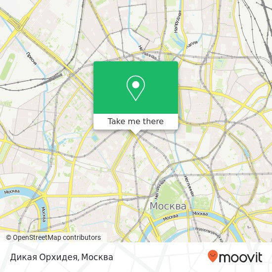 Карта Дикая Орхидея, Тверская улица, 16 Москва 125009