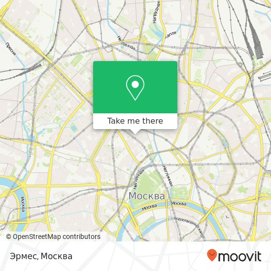 Карта Эрмес, улица Большая Дмитровка Москва 107031