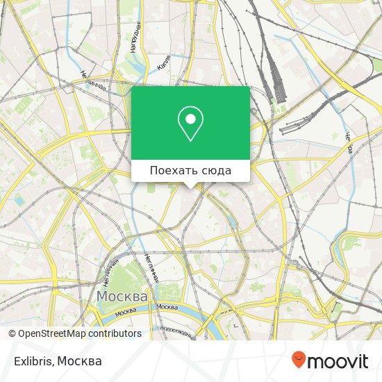 Карта Exlibris, Бобров переулок, 6 Москва 101000