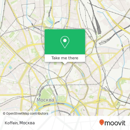Карта Koffein, Милютинский переулок Москва 101000