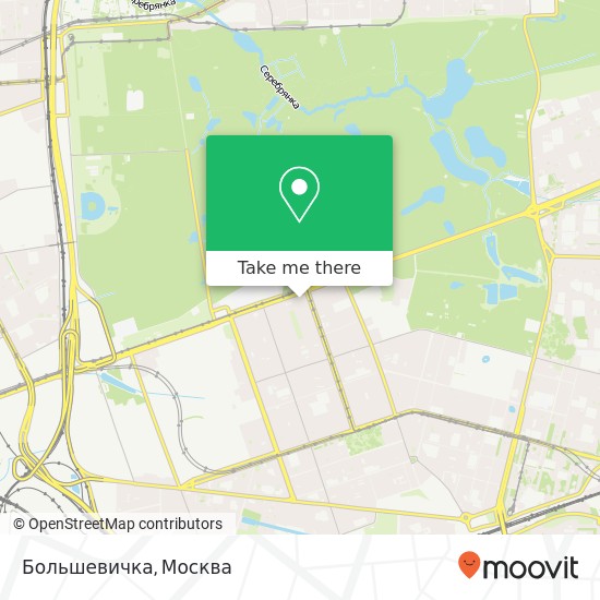 Карта Большевичка, Москва 111123