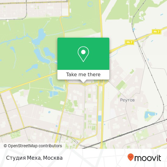 Карта Студия Меха, Москва 111531