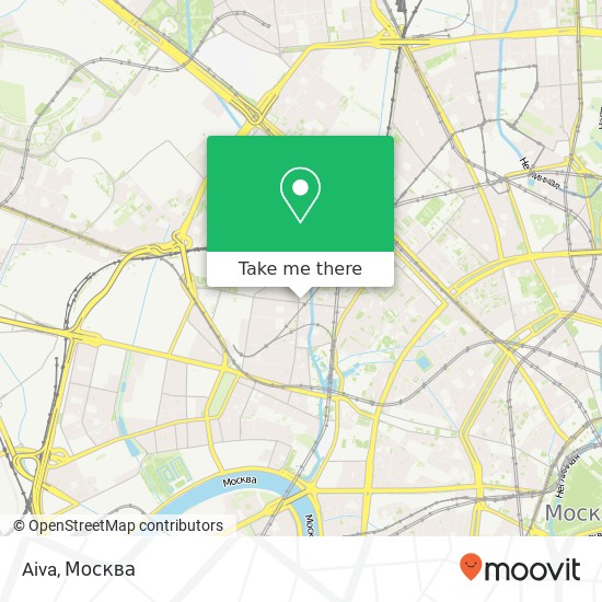 Карта Aiva, Малая Грузинская улица Москва 123557