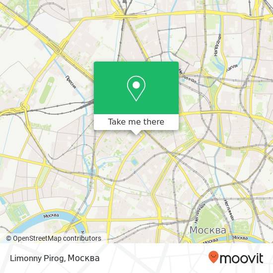 Карта Limonny Pirog, Москва 125047