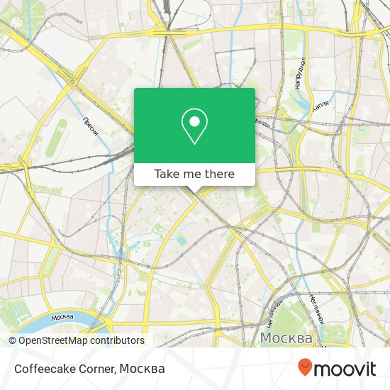 Карта Coffeecake Corner, Триумфальная площадь Москва 125047