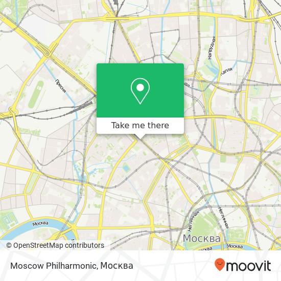 Карта Moscow Philharmonic