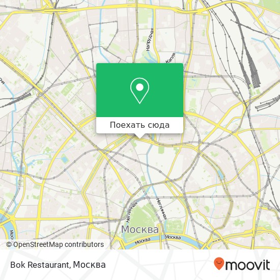 Карта Bok Restaurant, Петровский бульвар Москва 127051