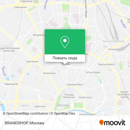 Карта BRANDSHOP