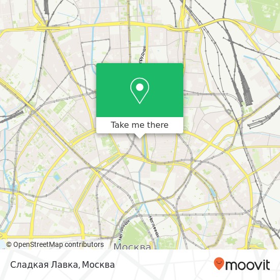 Карта Сладкая Лавка, Москва 127051