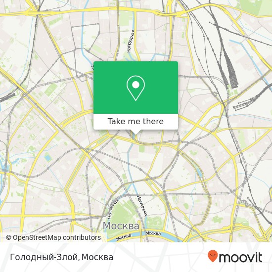 Карта Голодный-Злой, Цветной бульвар Москва 127051