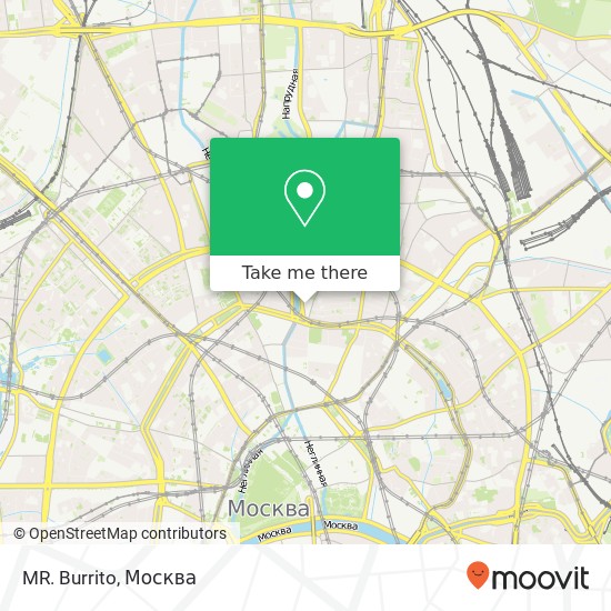 Карта MR. Burrito, Цветной бульвар Москва 127051