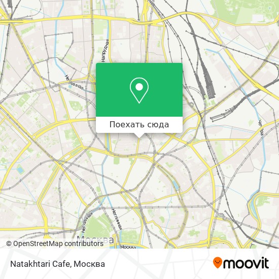 Карта Natakhtari Cafe