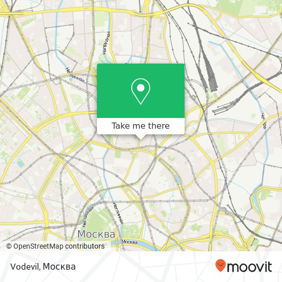 Карта Vodevil, Луков переулок Москва 107045