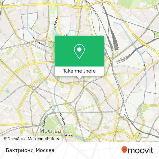 Карта Бахтриони, Москва 107045