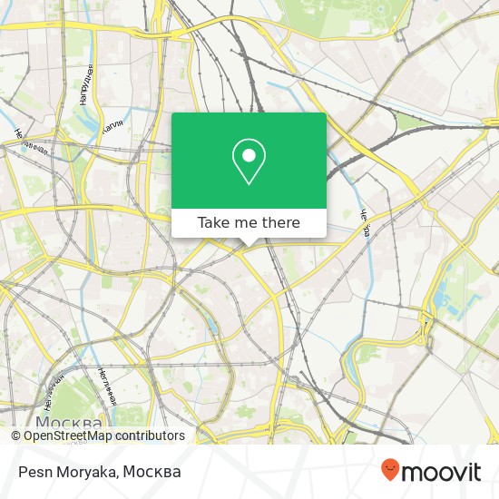 Карта Pesn Moryaka, Новая Басманная улица Москва 107078