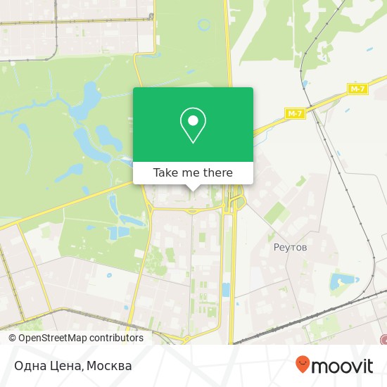 Карта Одна Цена, Москва 108808