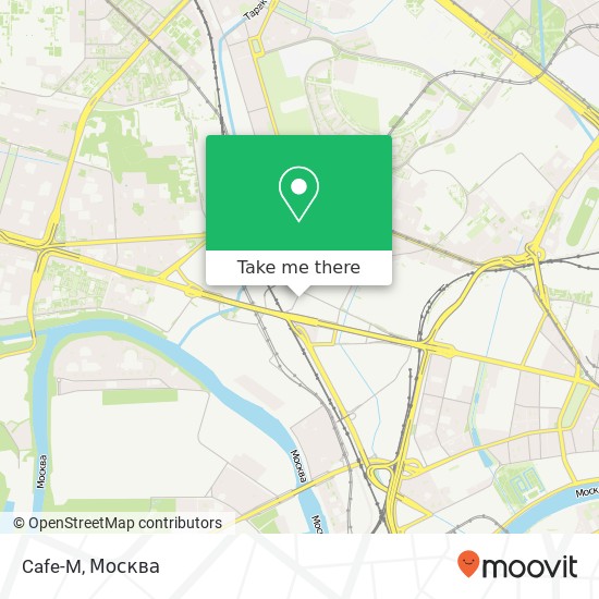 Карта Cafe-M, 4-я Магистральная улица, 11 Москва 123007