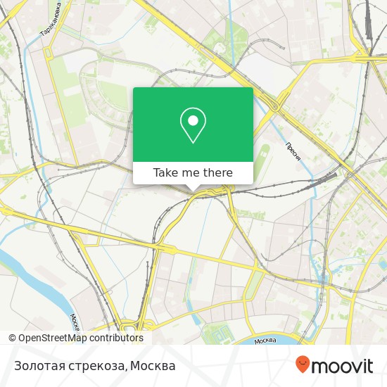Карта Золотая стрекоза, Хорошёвское шоссе, 16 Москва 125284