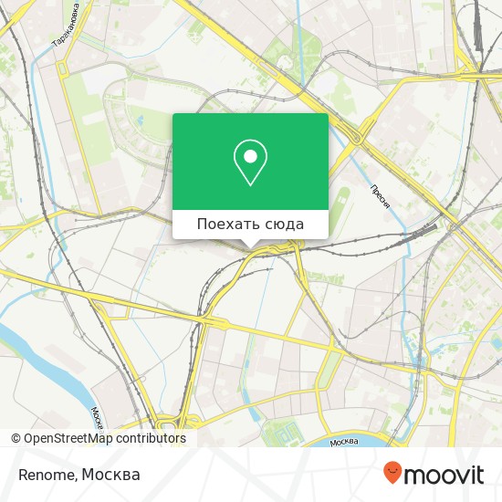 Карта Renome, Хорошёвское шоссе, 16 Москва 125284