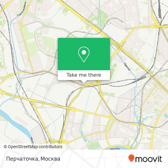 Карта Перчаточка, Москва 125284