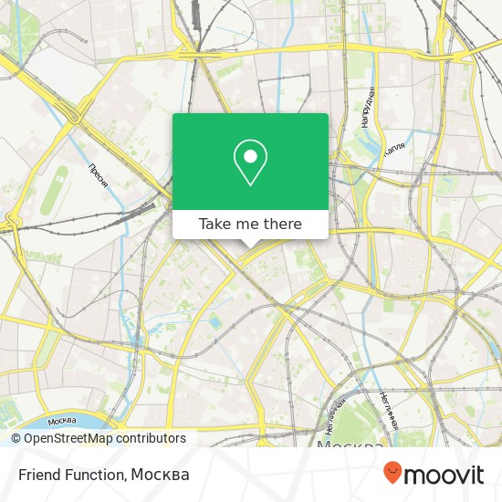 Карта Friend Function, 4-я Тверская-Ямская улица Москва 125047