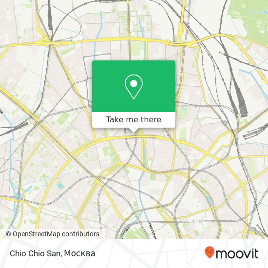 Карта Chio Chio San, Садовая-Самотечная улица Москва 127473