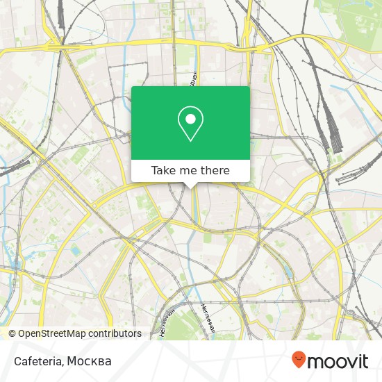 Карта Cafeteria, Цветной бульвар Москва 127051