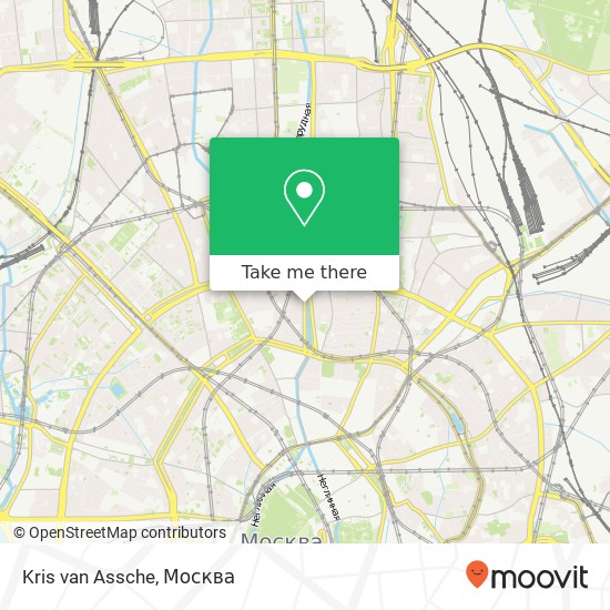 Карта Kris van Assche, Цветной бульвар Москва 127051