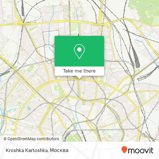 Карта Kroshka Kartoshka, Садовая-Сухаревская улица Москва 127051