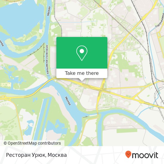 Карта Ресторан Урюк, Москва 123154