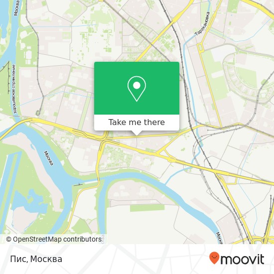 Карта Пис, проспект Маршала Жукова Москва 123308
