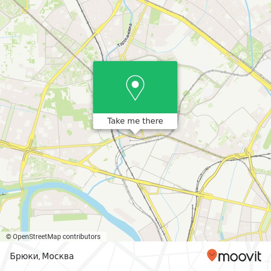 Карта Брюки, Москва 123308