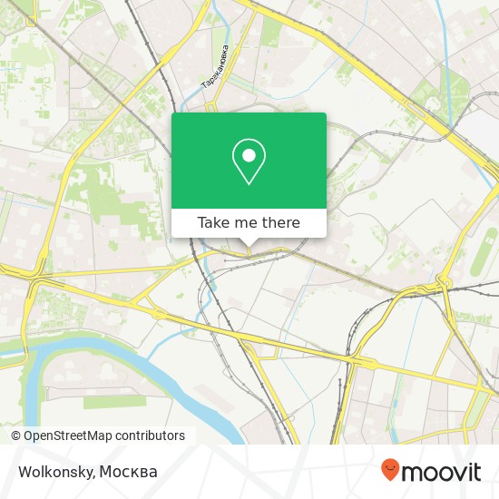 Карта Wolkonsky, Москва 123308