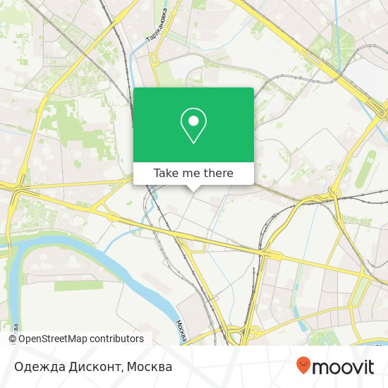 Карта Одежда Дисконт, 4-я Магистральная улица Москва 123007