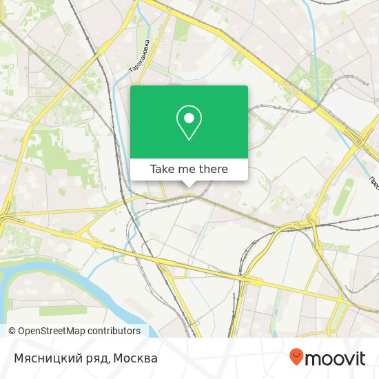 Карта Мясницкий ряд, Москва 123308