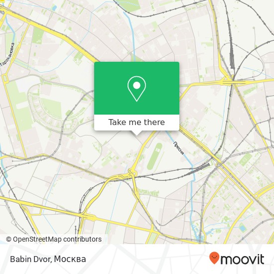 Карта Babin Dvor, Москва 125284