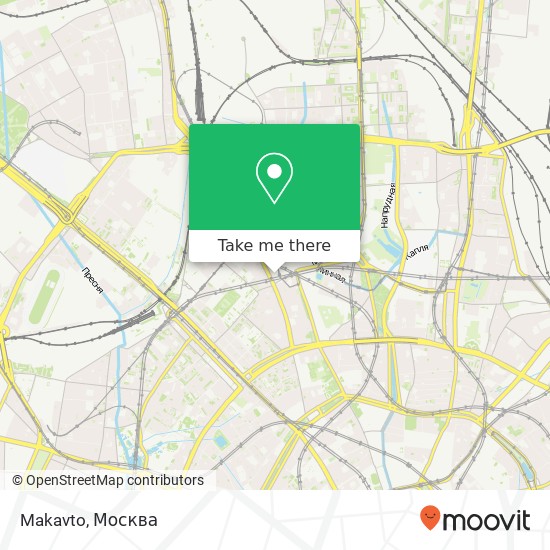 Карта Makavto, Новослободская улица, 4 Москва 127055