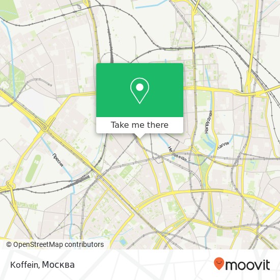 Карта Koffein, Новослободская улица, 26 Москва 127055