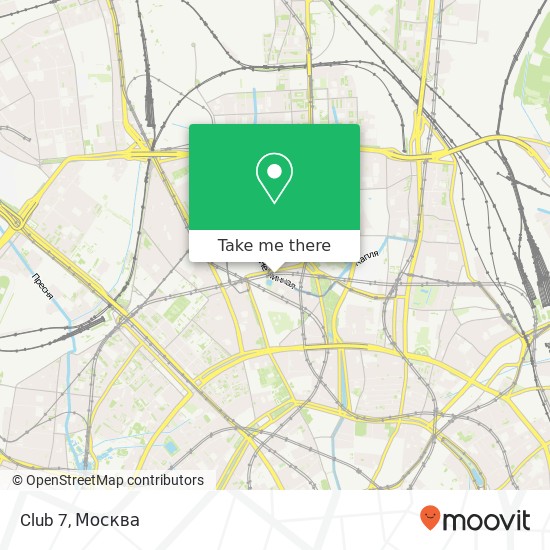 Карта Club 7, Селезнёвская улица Москва 127473