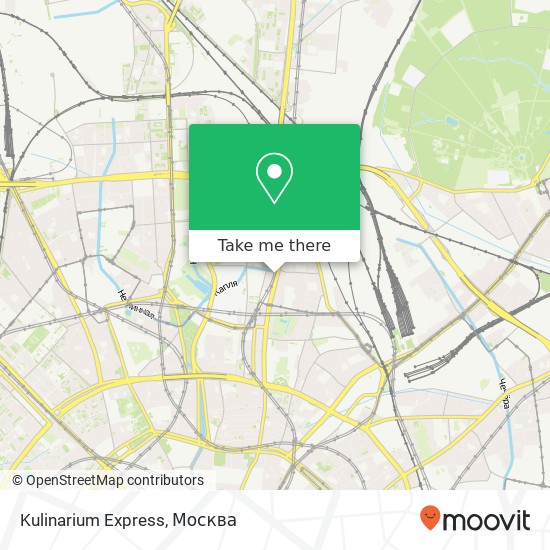 Карта Kulinarium Express, Москва 129110